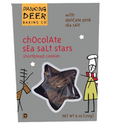 Chocolate Sea Salt Stars - Dancing Deer Baking Company