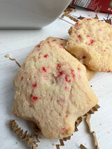 Peppermint Trees Shortbread Cookies - Dancing Deer Baking Company