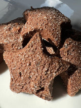 Chocolate Sea Salt Stars - Dancing Deer Baking Company