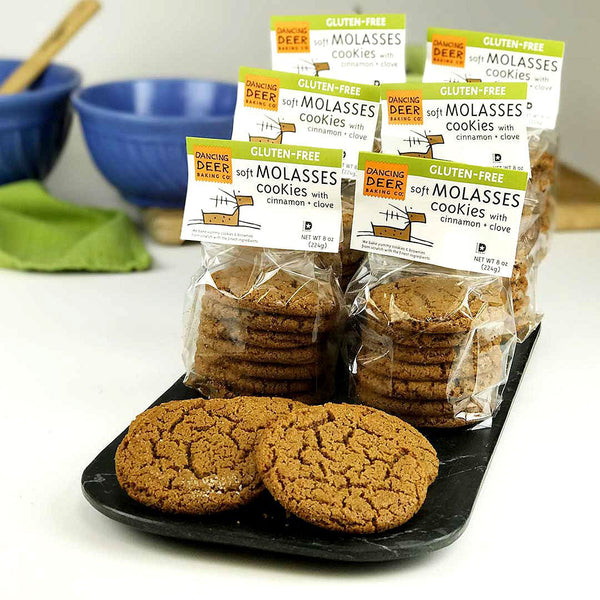 Gluten-Free Soft Molasses Cookie (Half Case) - Dancing Deer Baking Company