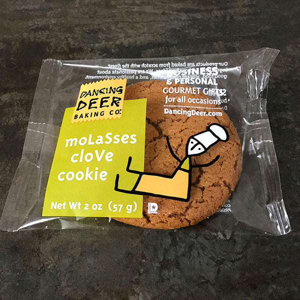 Single-Serve Molasses Clove Cookie (Case) - Dancing Deer Baking Company