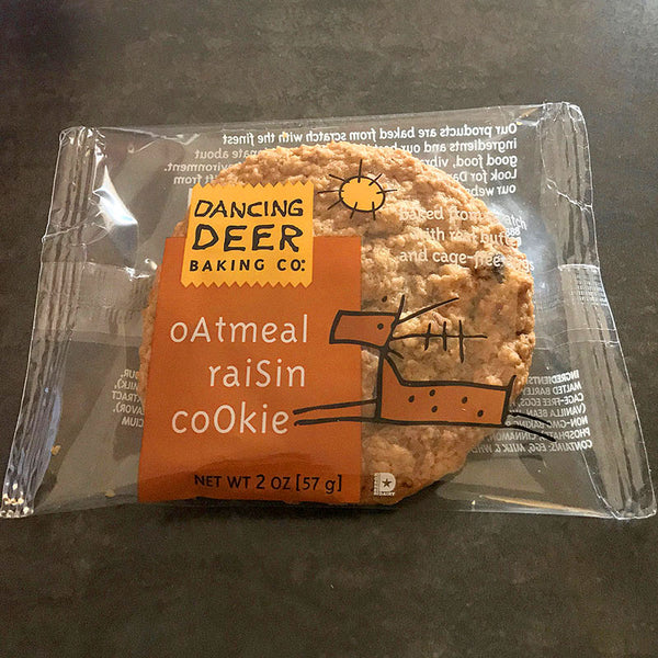 Single-Serve Oatmeal Raisin Cookie (Case) - Dancing Deer Baking Company