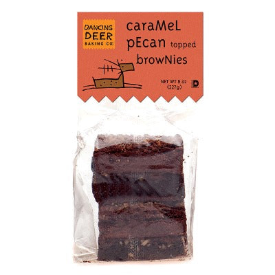 Caramel Pecan Brownie (Case) - Dancing Deer Baking Company