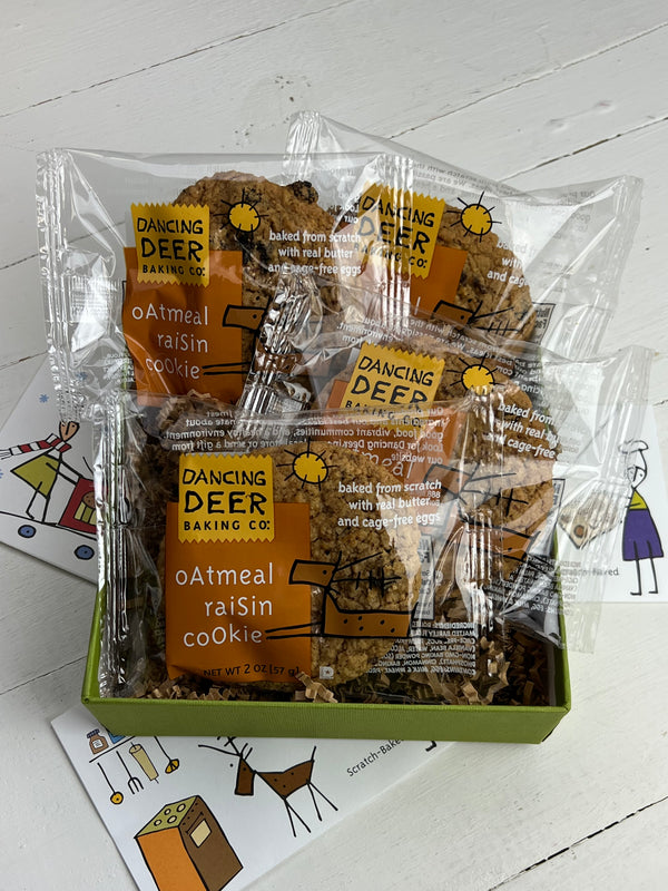 Single-Serve Oatmeal Raisin Gift Box (4 pack) - Dancing Deer Baking Company