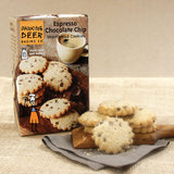 Espresso Chocolate Chip Shortbread Cookies 6 ounce - Dancing Deer Baking Company