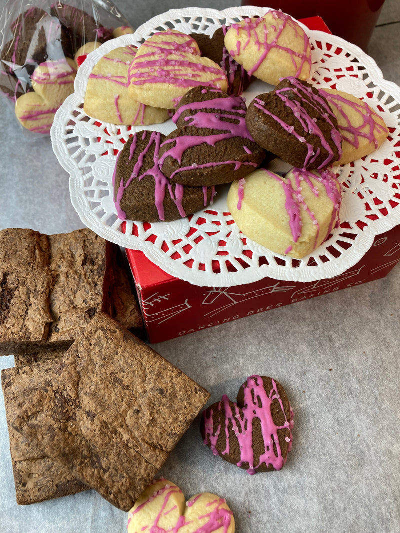 True Hearts Cookie & Brownie Gift - Dancing Deer Baking Company