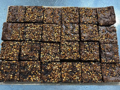 Caramel Pecan Brownie (Case) - Dancing Deer Baking Company