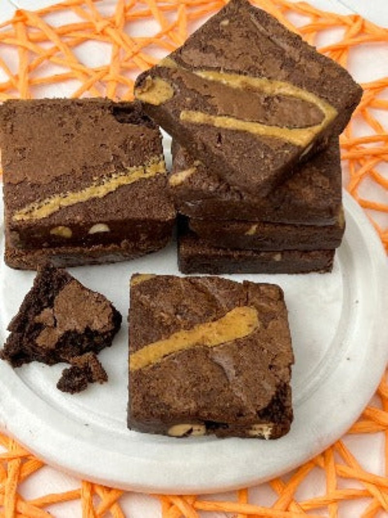 Peanut Butter Brownie (Case) - Dancing Deer Baking Company