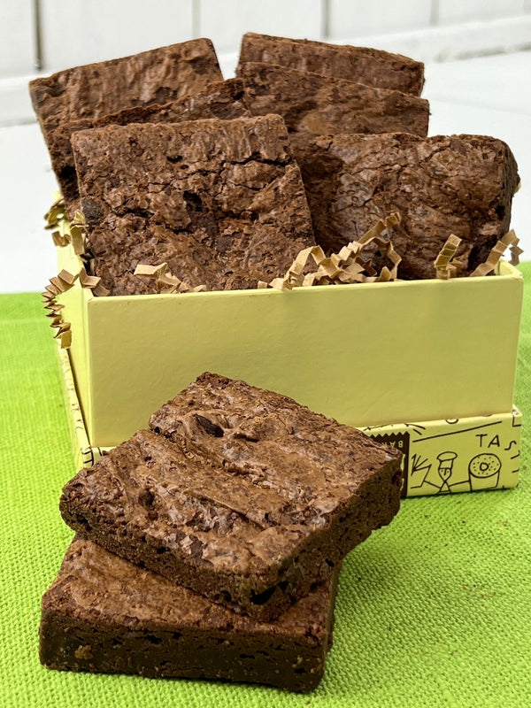 Gluten-Free Chocolate Chunk Brownie Gift Box - Dancing Deer Baking Company
